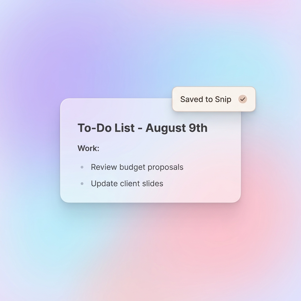 Save, organize, retrieve AI notes with 0 friction